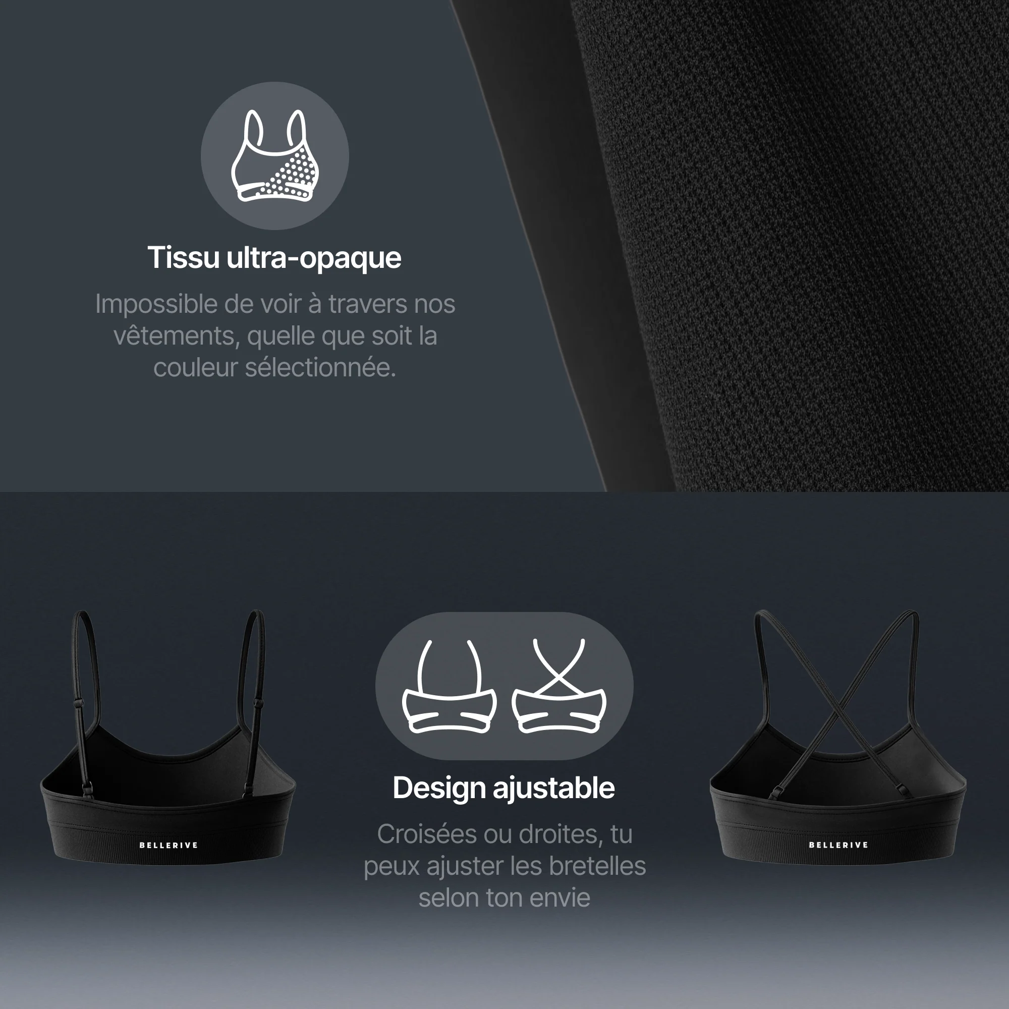 Brassiere - Charbon - Image 3